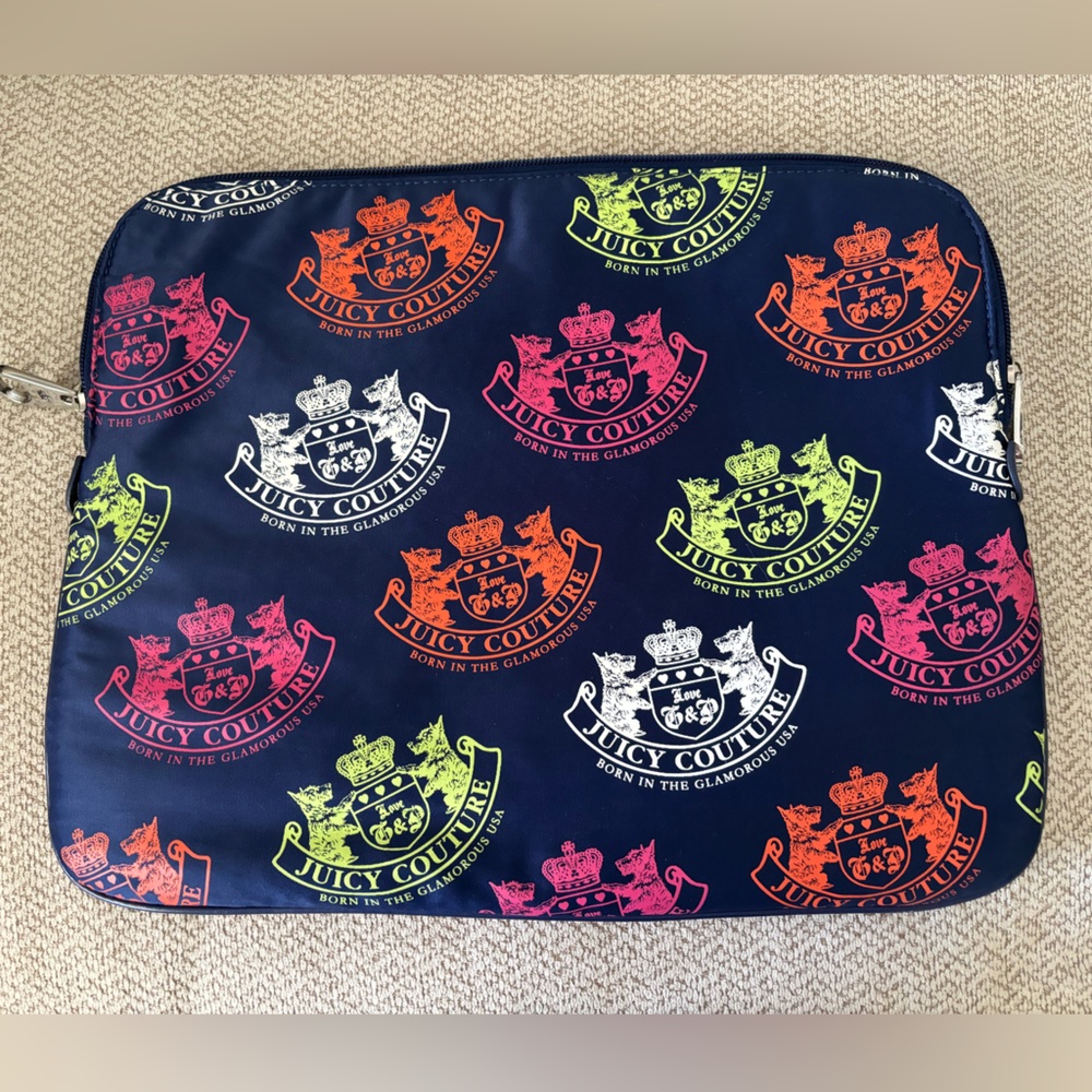 Juicy Couture Laptop Computer Bag Case Sleeve